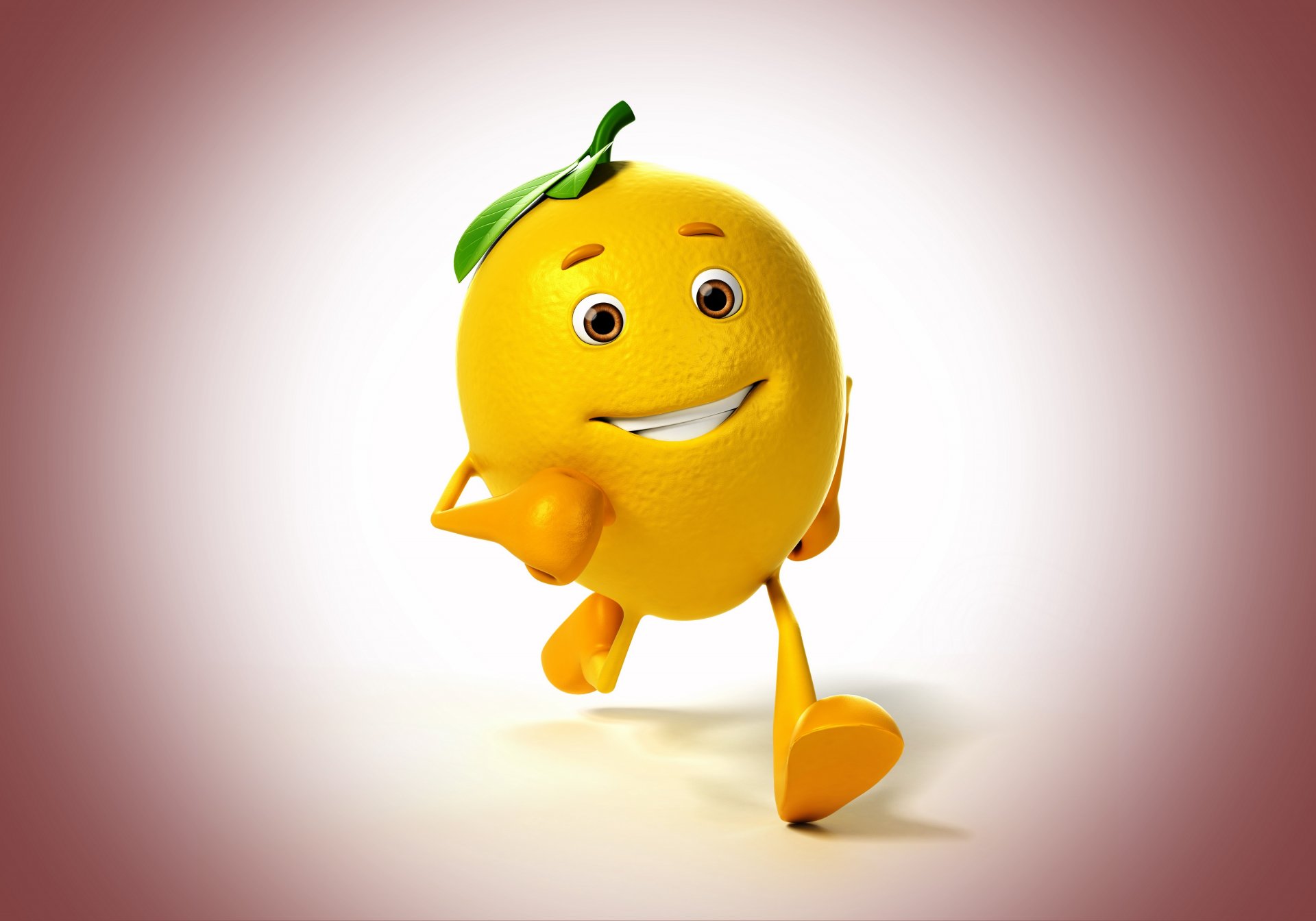 background lemon smile gait 3d walk