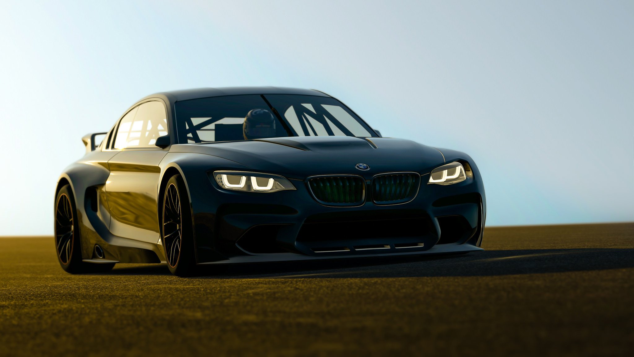 bmw anteriore rendering sfondo