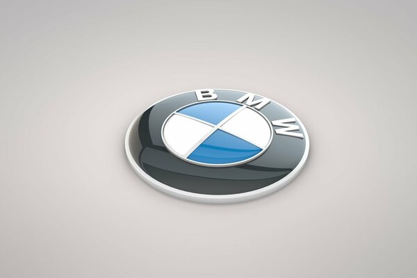 Volumetrisches Emblem der Marke bmw