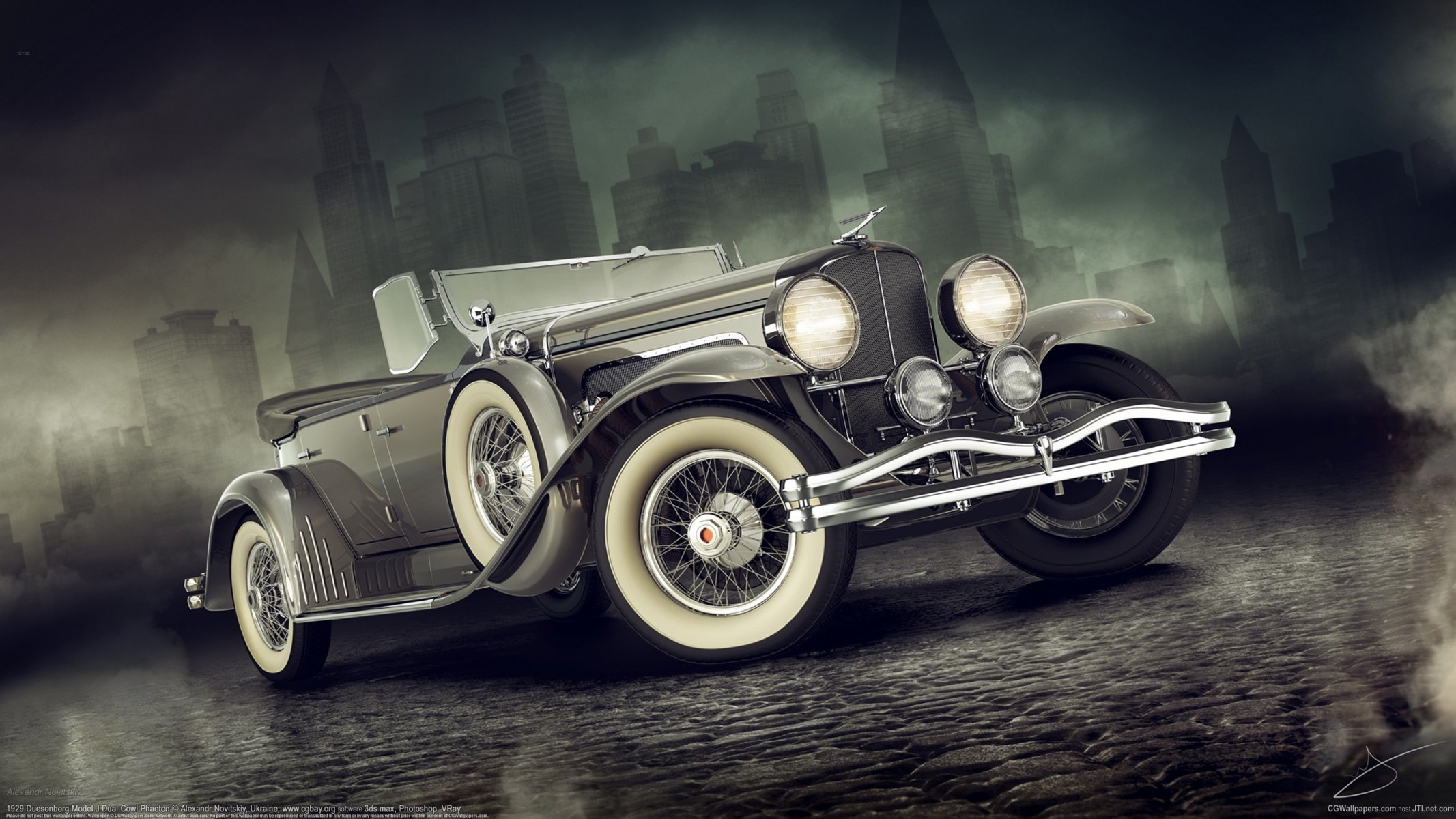 alexandr novitskiy duesenberg car machine classic retro