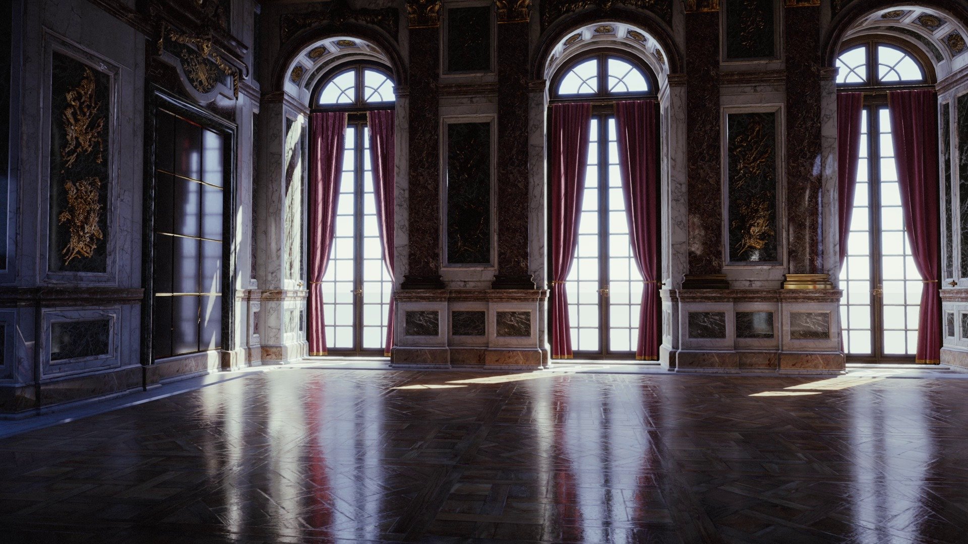 cortinas ventana estilo francés luz