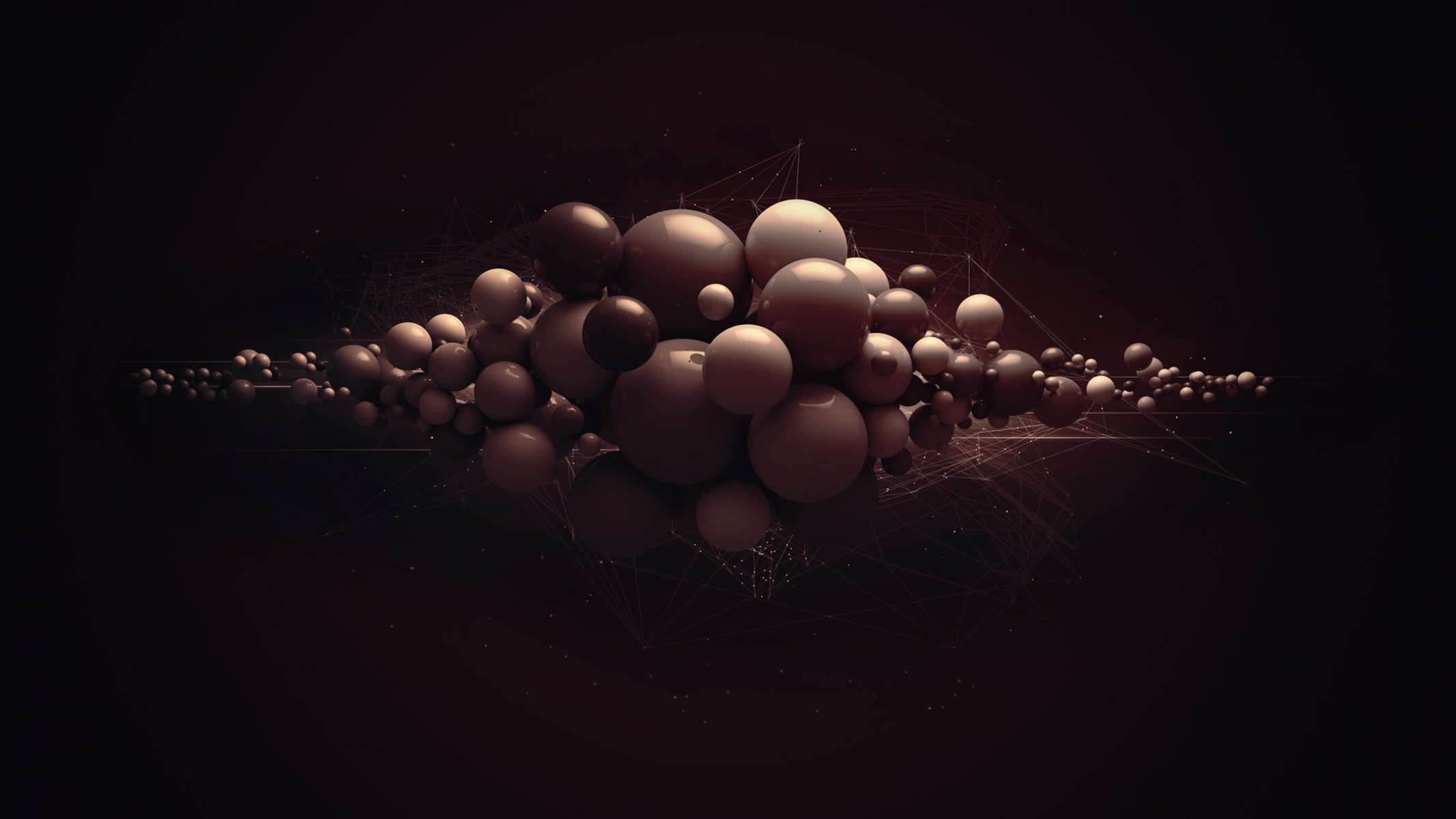 balls render 3d