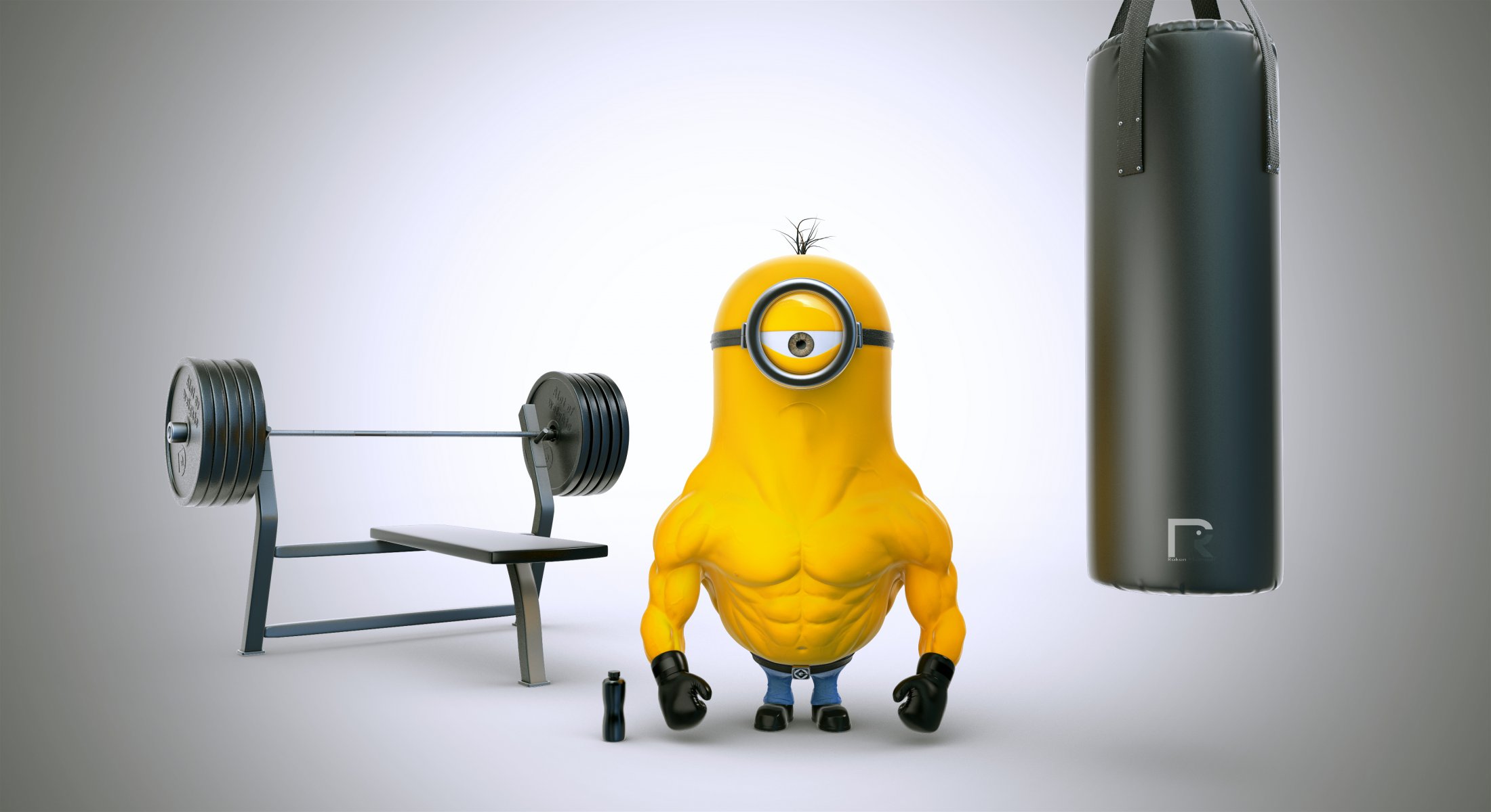 minion bodybuilder brocken