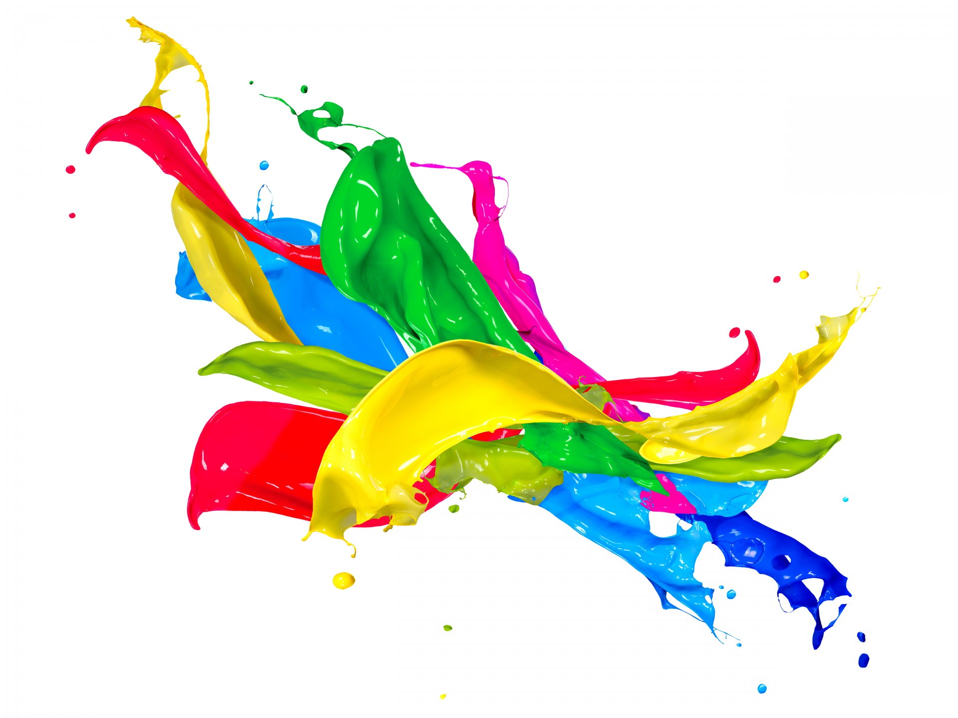 paint splash colors design spray drop