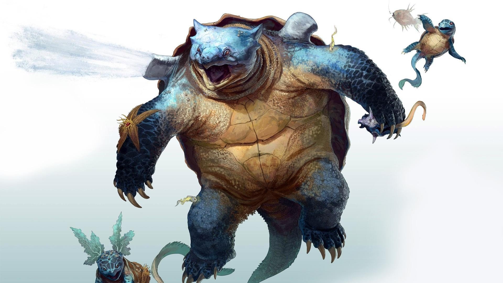 quirtle fantasy art pokemon squirtle