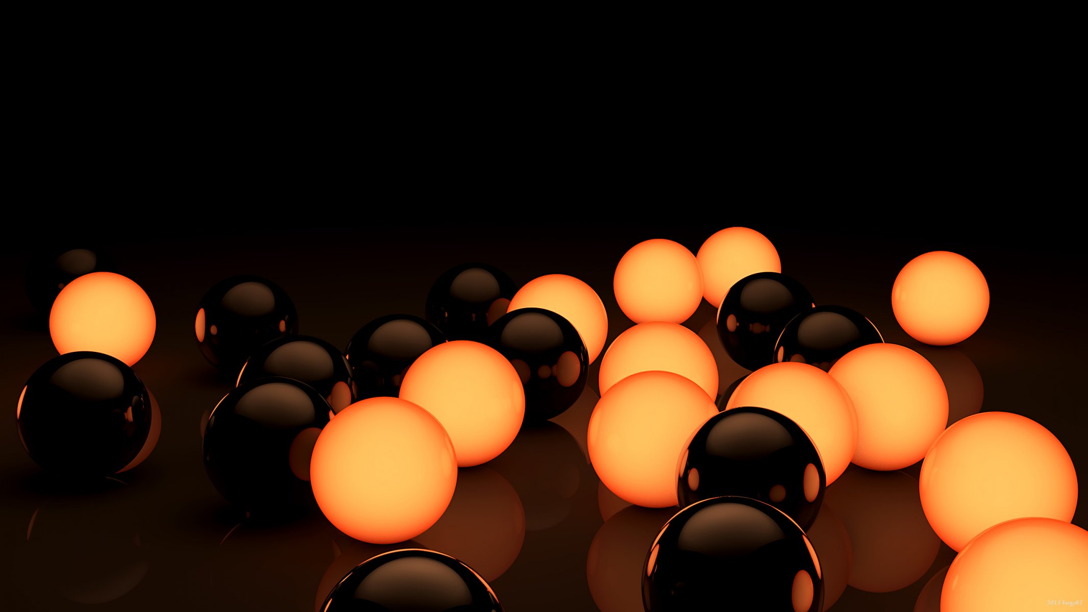 ball render bulbs 3d