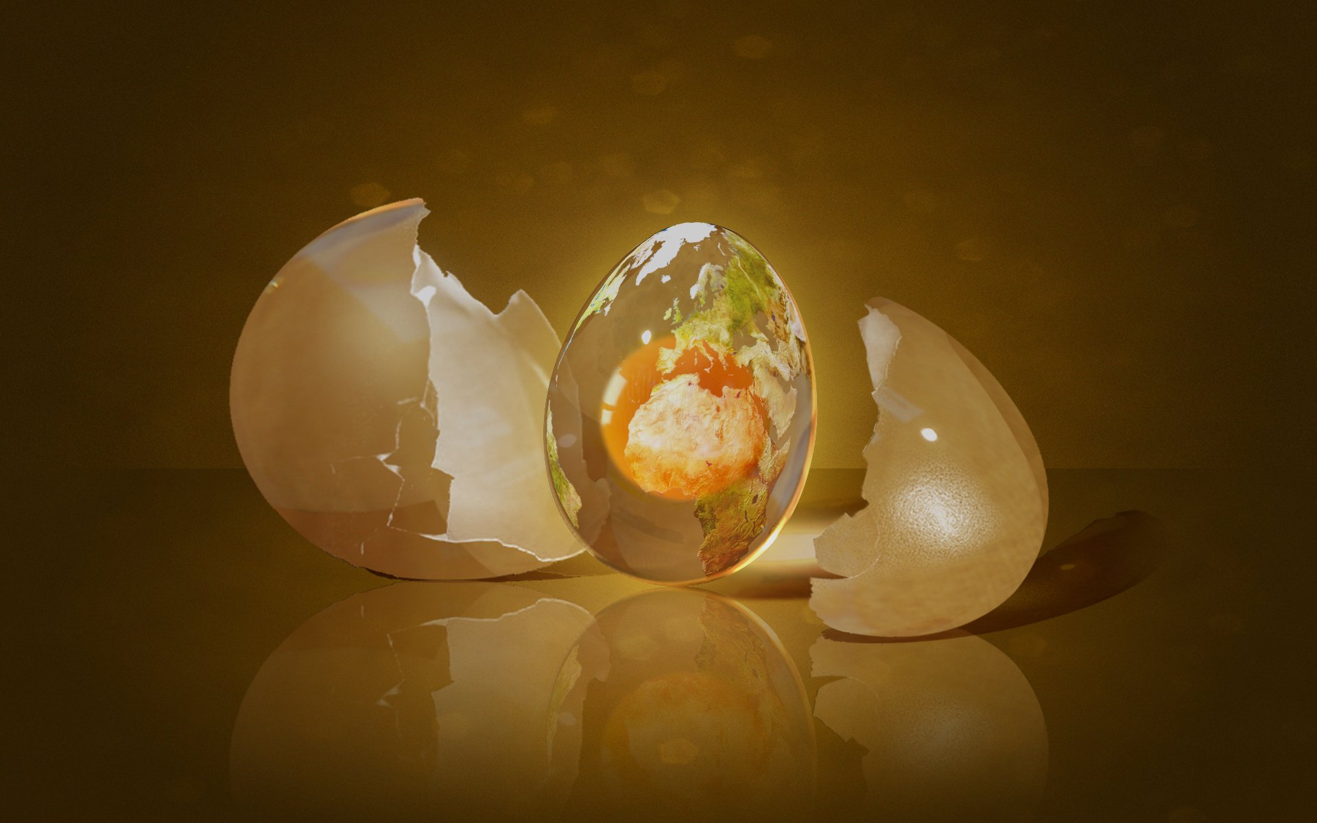 art egg shell yolk land continent