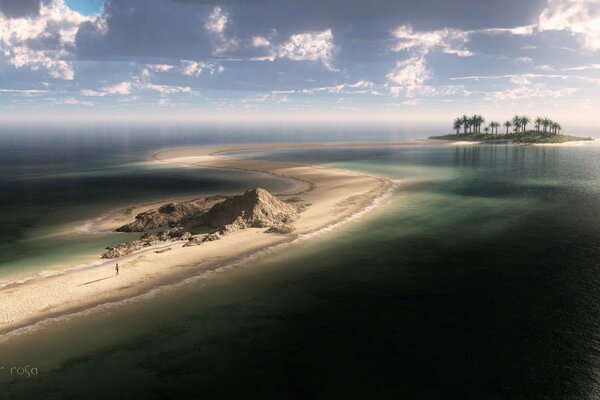 A Dali, un Isola visibile