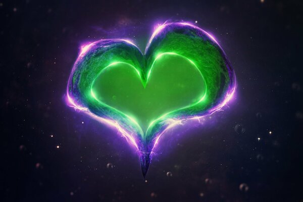 Purple-green heart in the render graph