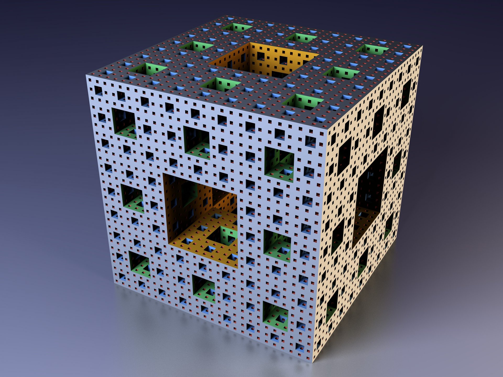 cubo fractal mandelbrot