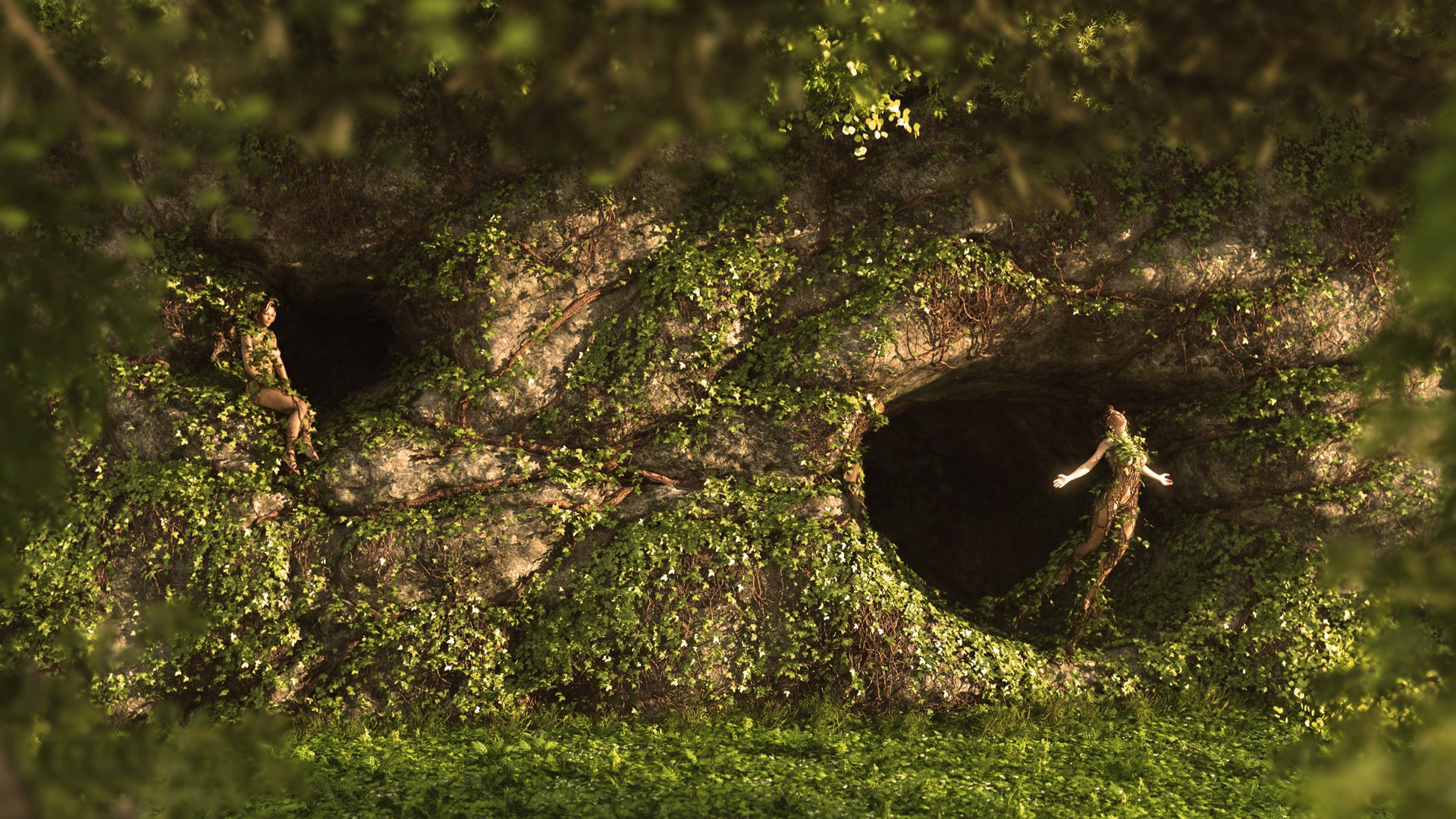 la forêt des fées des grottes