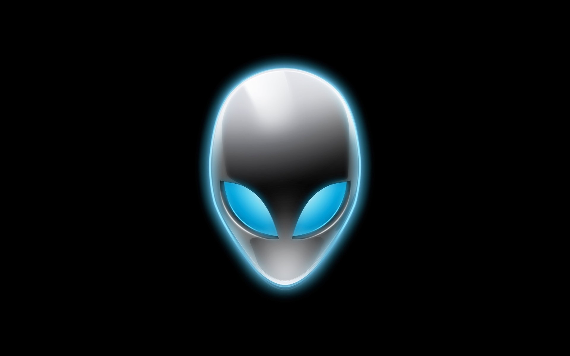 alienware logotipo alienígena cabeza alienígena