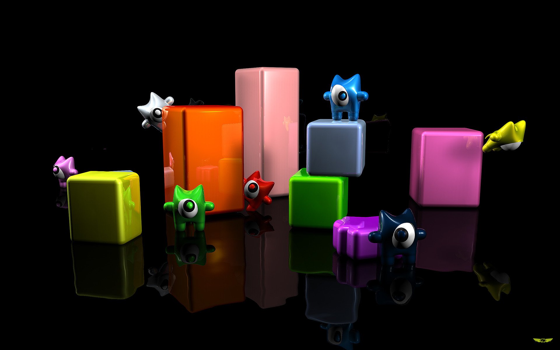 blocks color tsyklopiki blotnye arcade