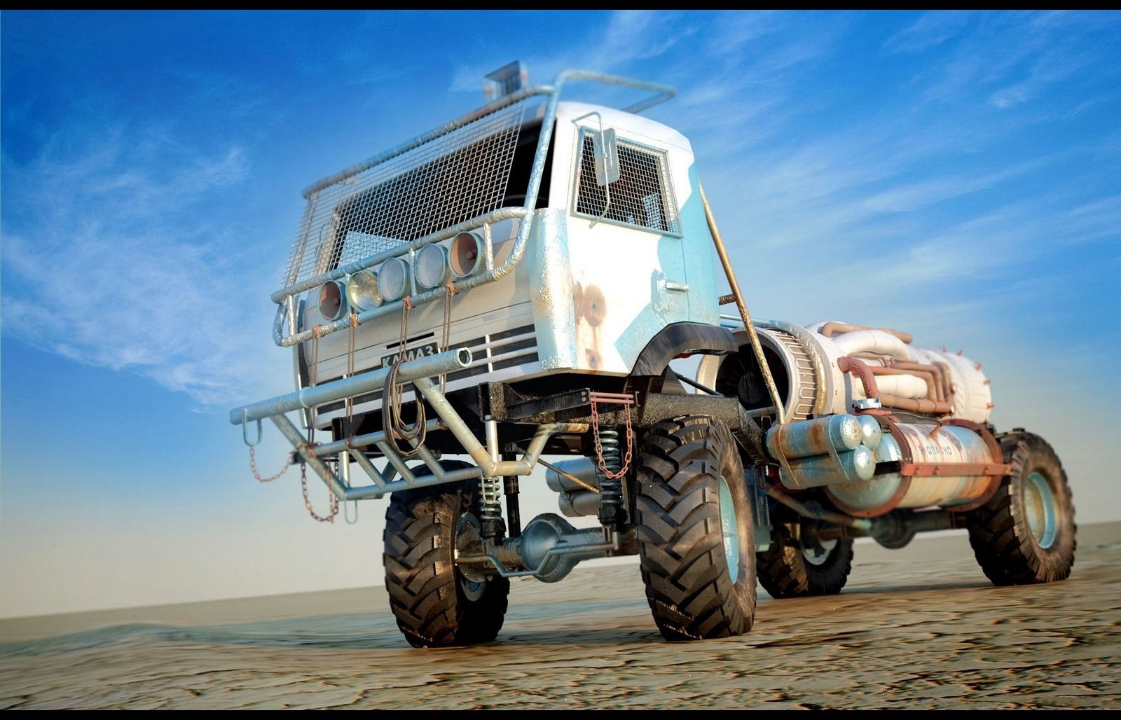 kamaz das monster 3d