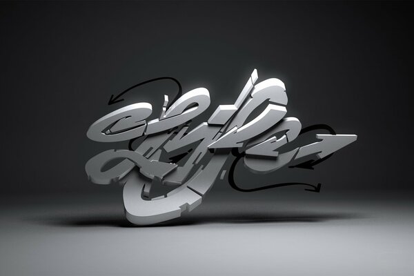 Graffiti negro, letras de graffiti