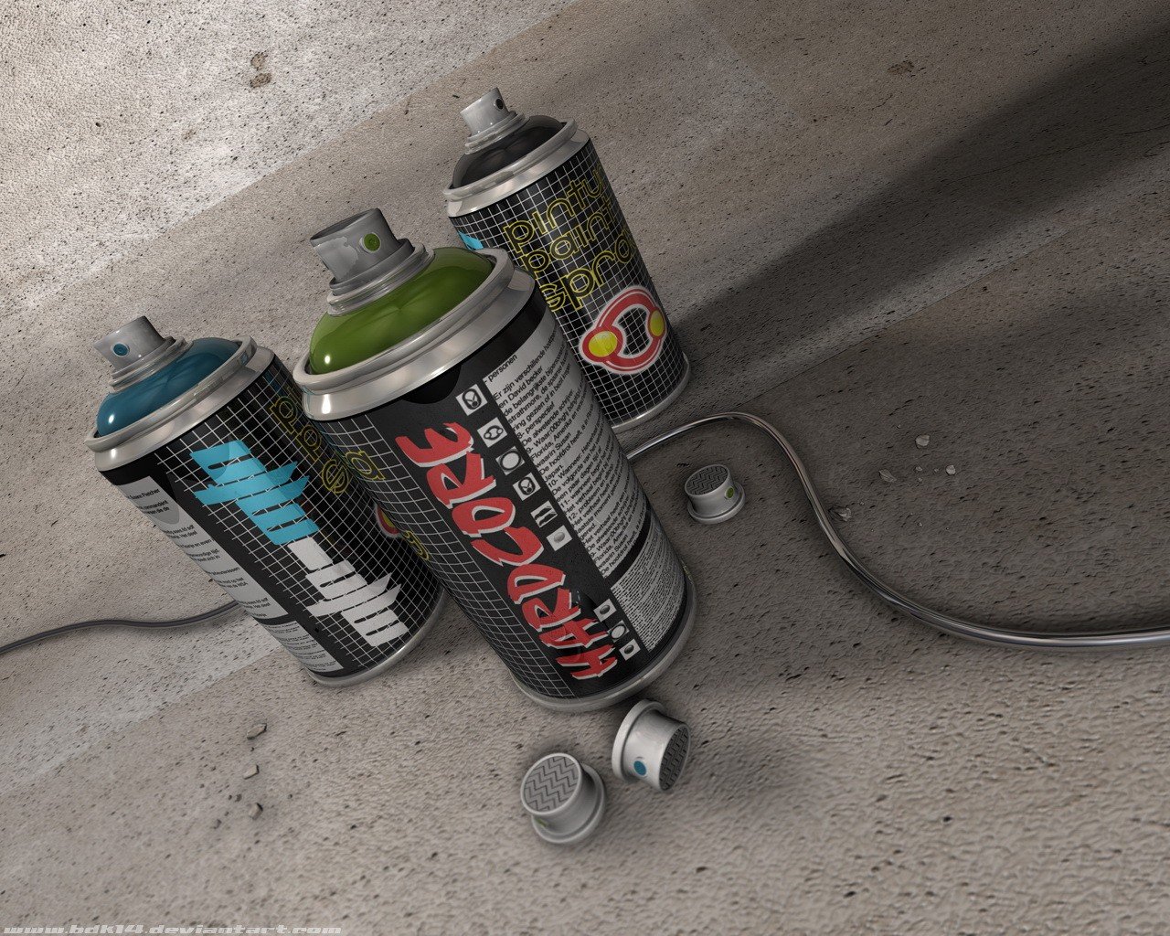 cans paint wire