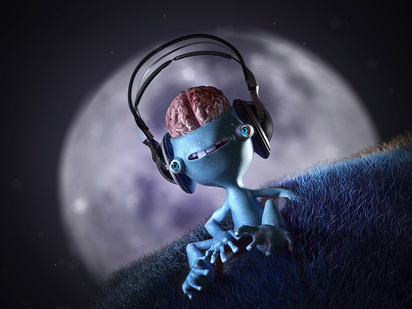 brain music moon