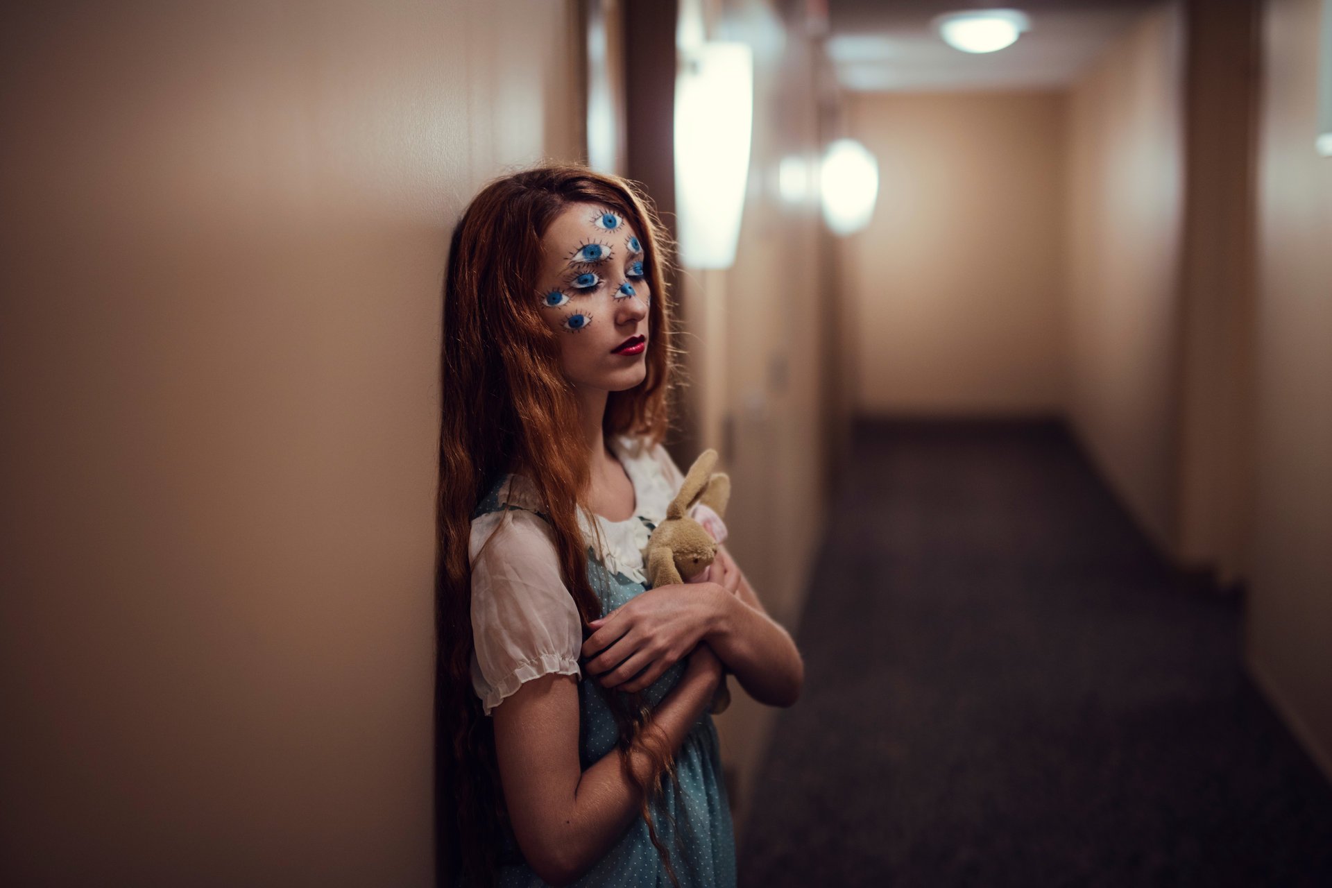 girl bunny corridor jesse herzog