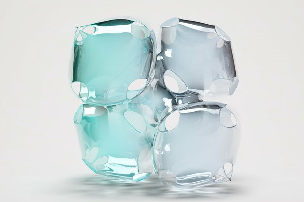 Image of transparent gems