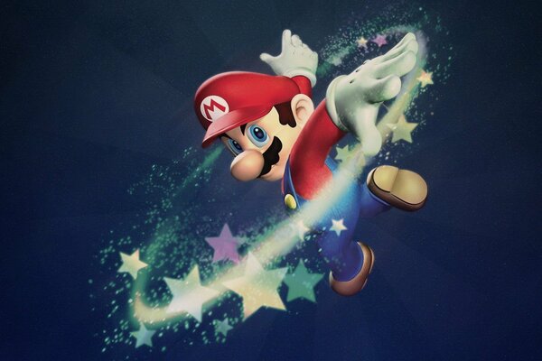 Mario en el cinturón de las estrellas