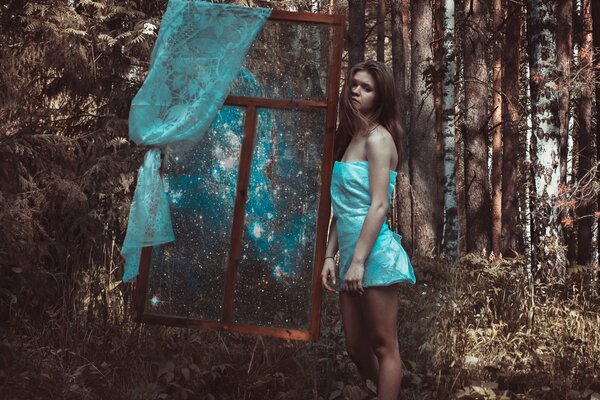 The cosmic window and the girl in the forest