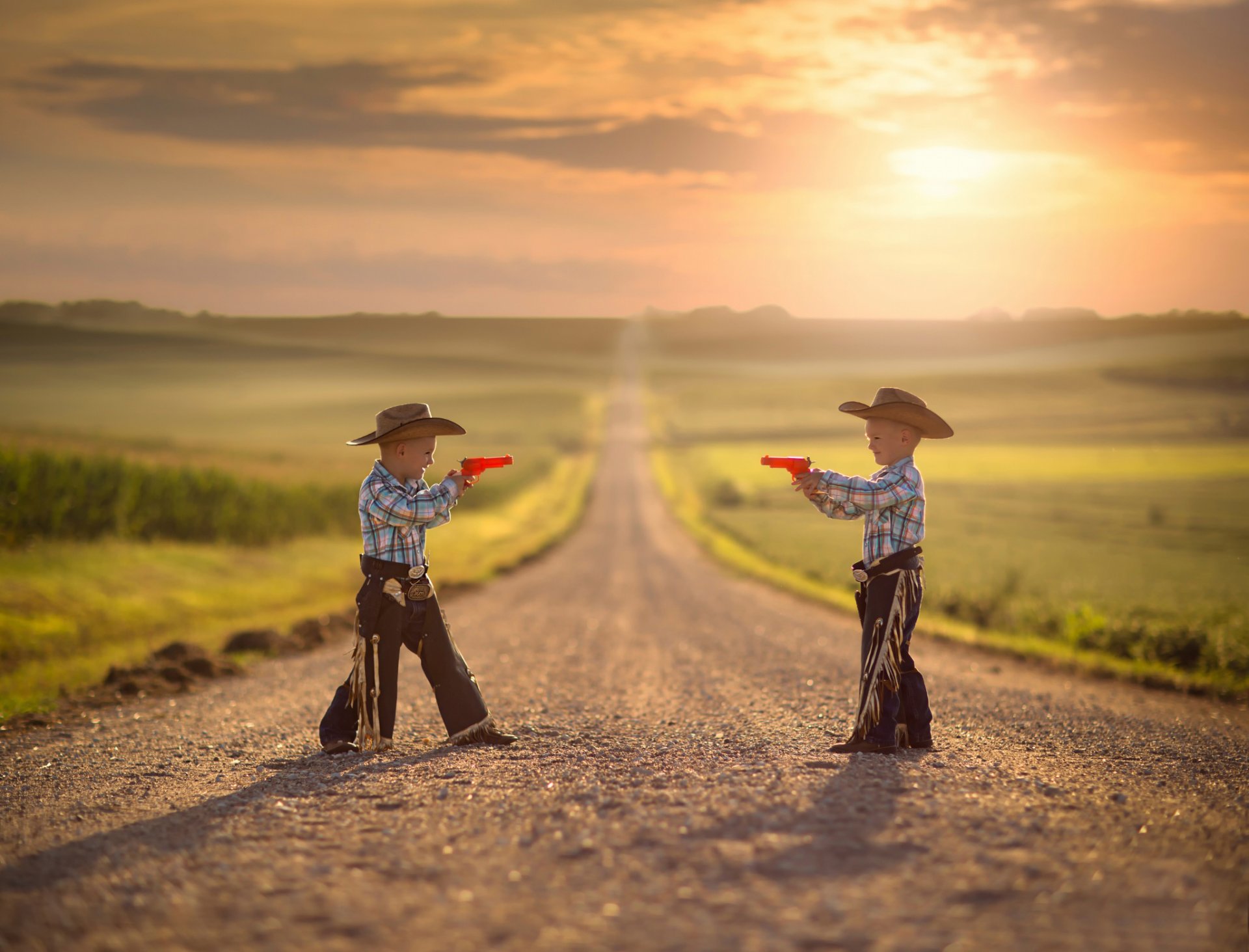 bambini strada gioco