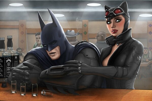 Immagine di Batman e Catwoman