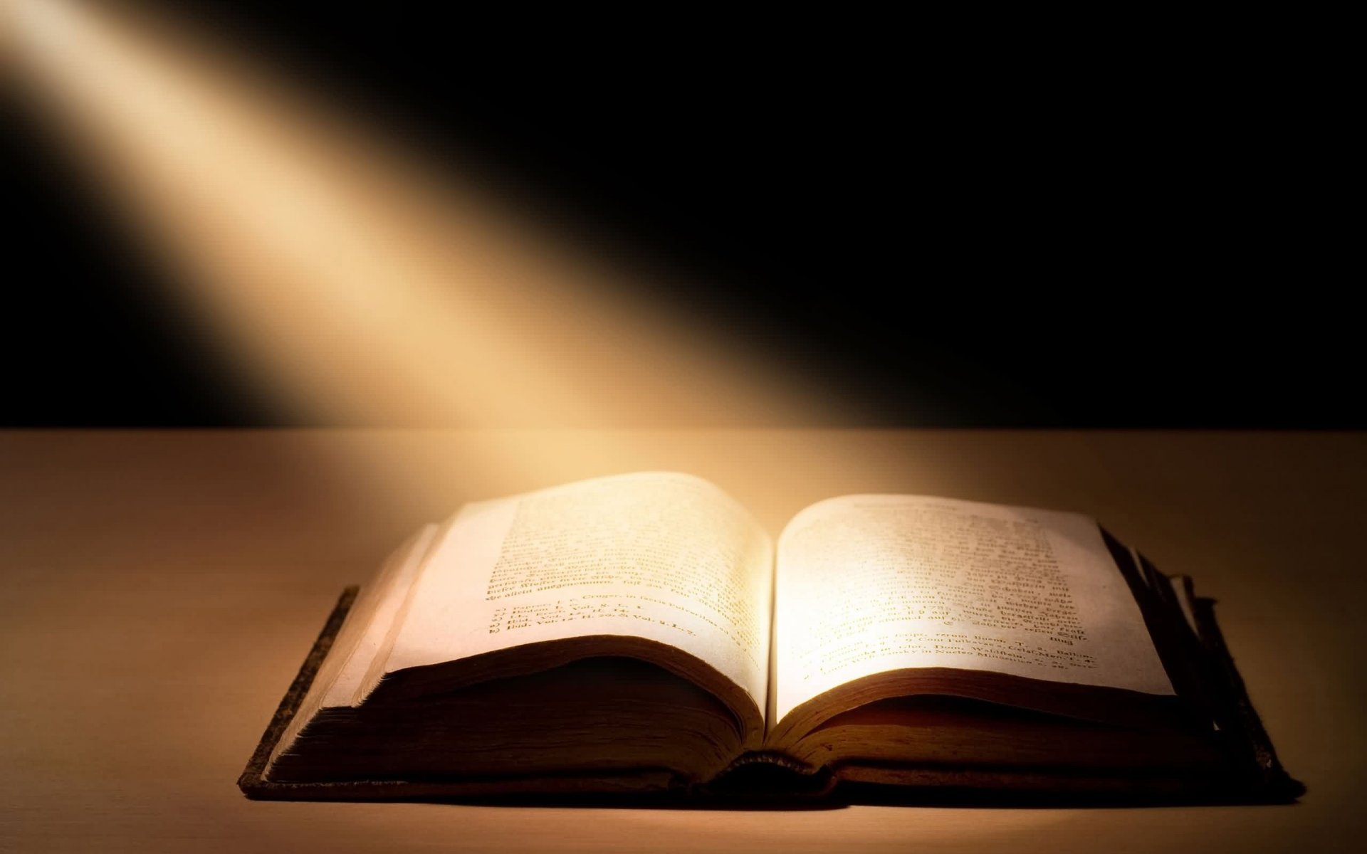 livre bible lumière rayons