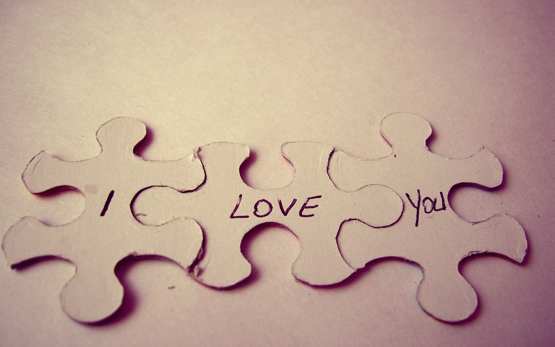 puzzle testo amore ti amo sfondo macro