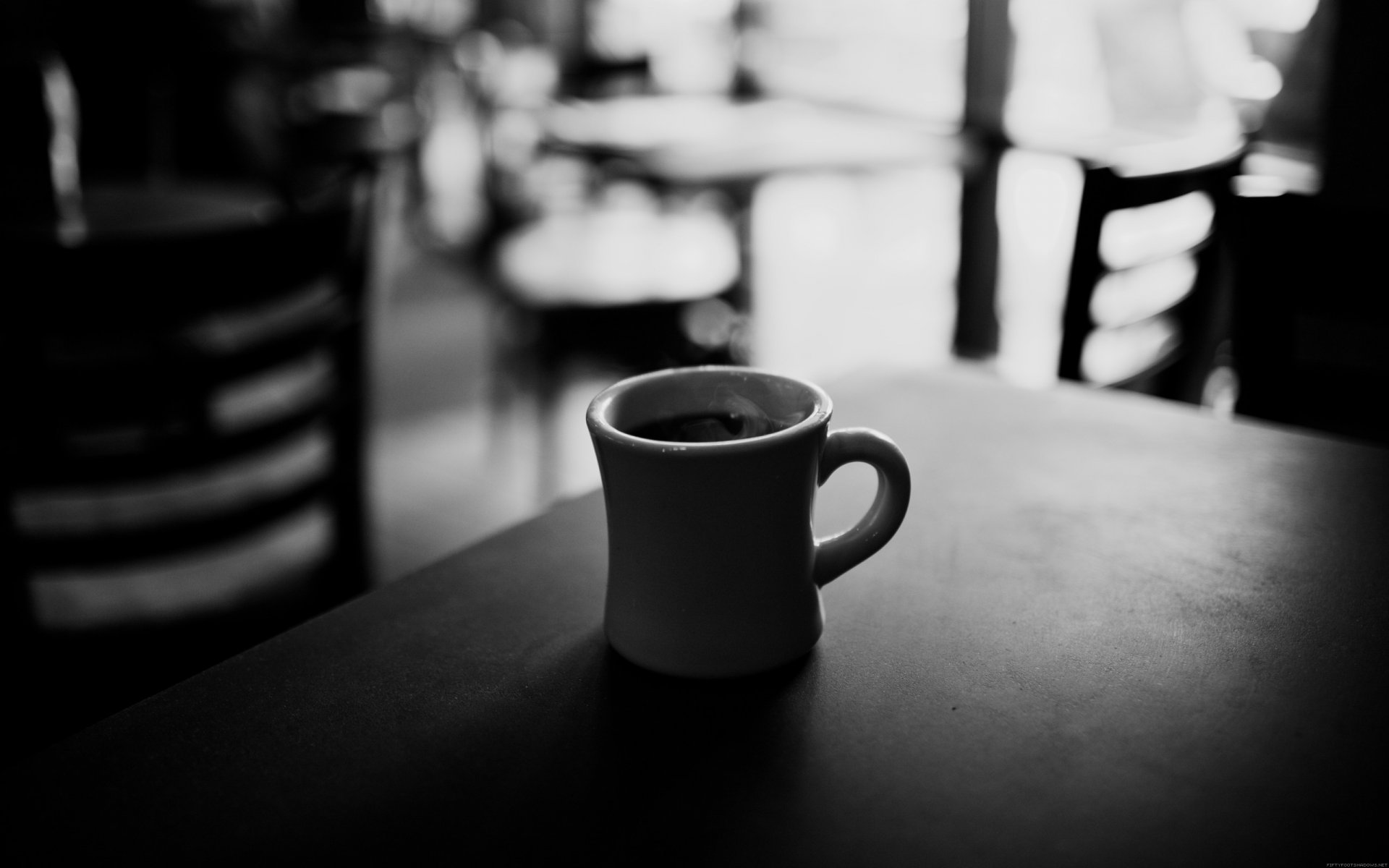 mood coffee cup cafe black and white