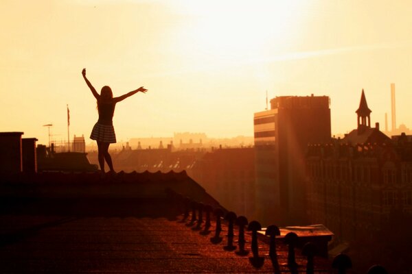 It s a joy to walk on the roof in the morning