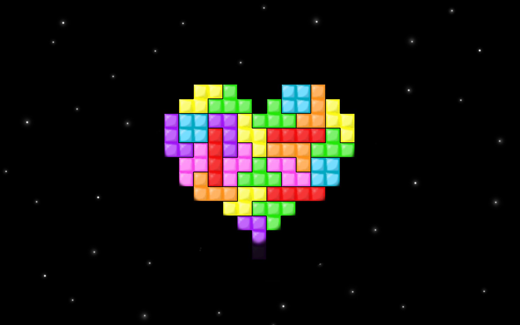 coeur tetris amour