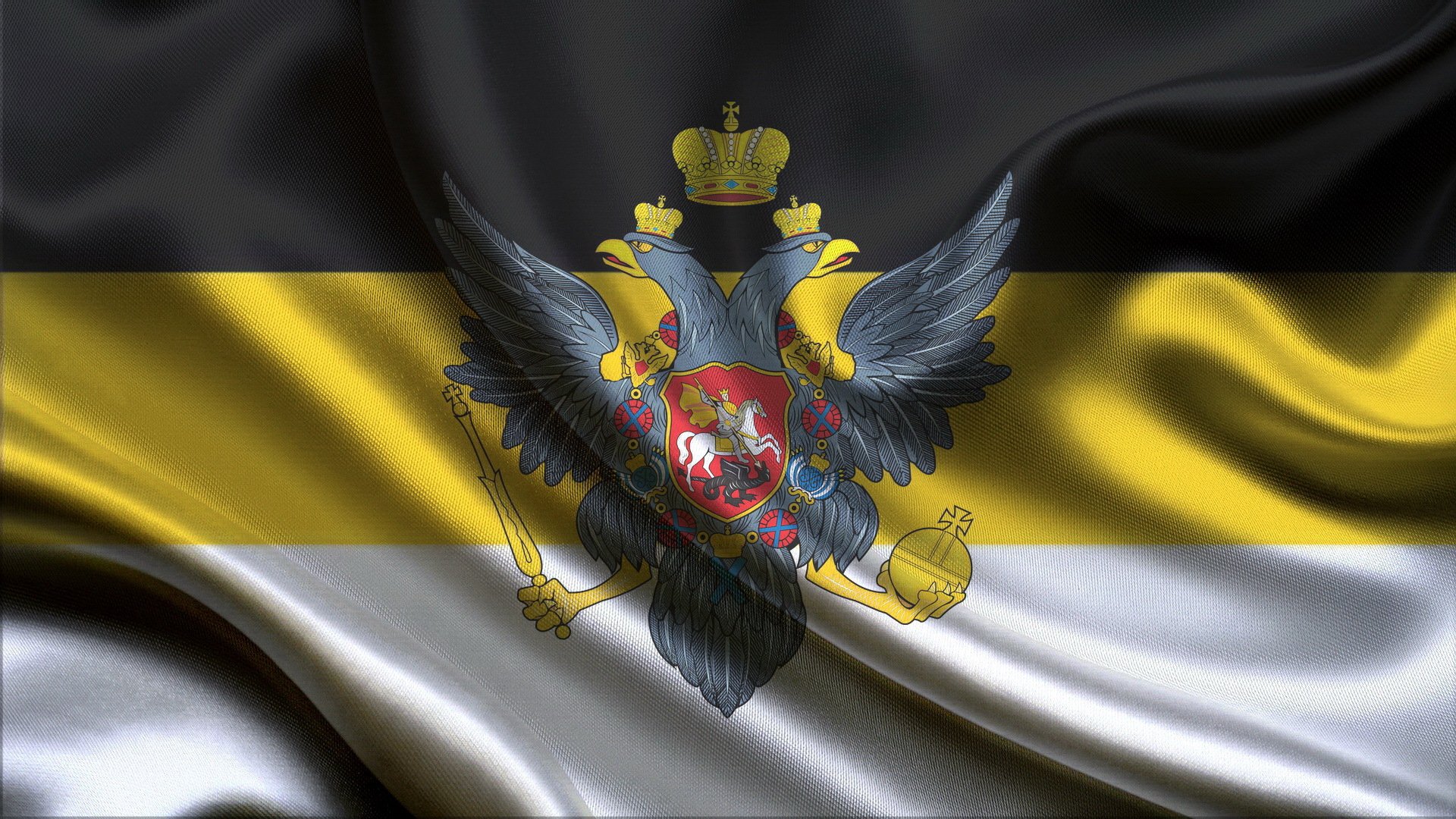 the russian empire flag eagle