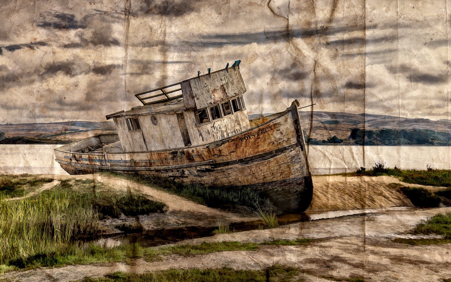 barco río fondo