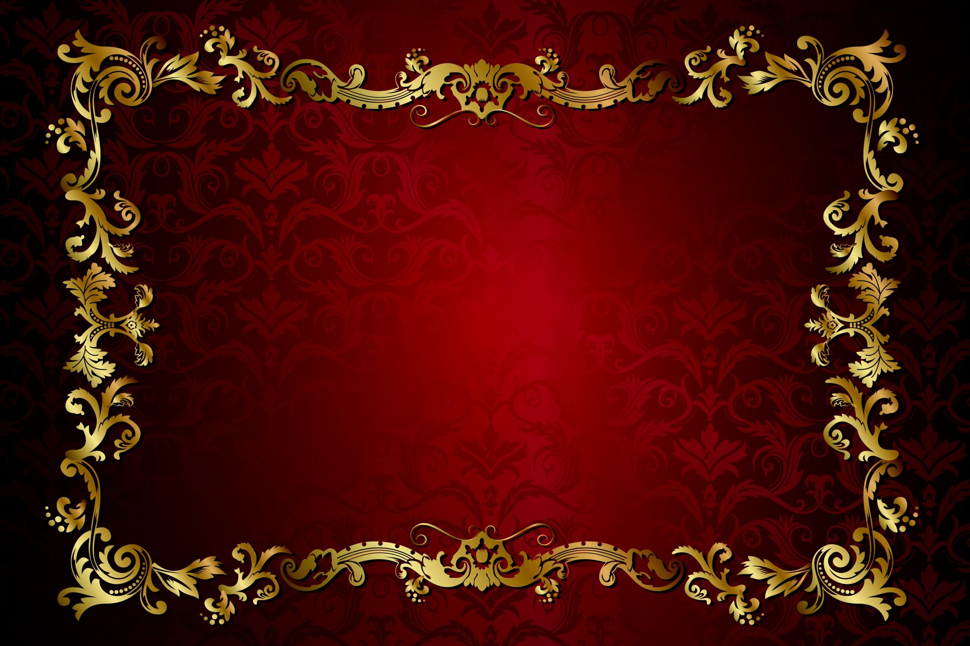 rouge sombre or vintage modèle gradient vecteur texture fond vintage rétro modèle ornement