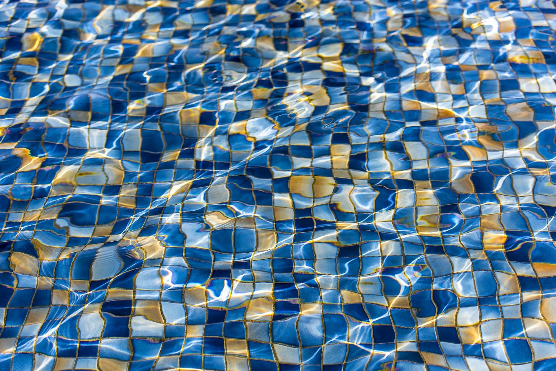 mosaïque eau piscine texture