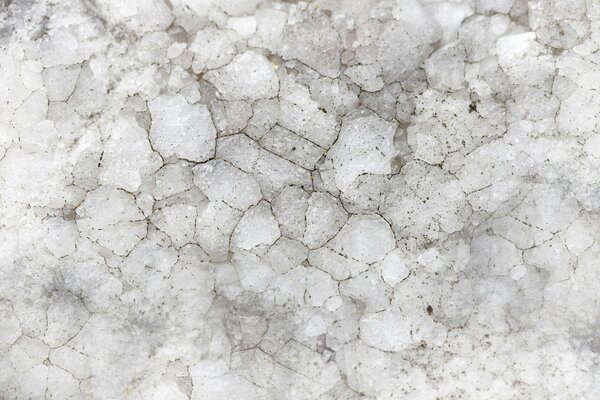 Texture of white cracked marble