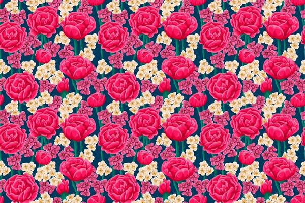 Fondo muchas rosas Rosadas