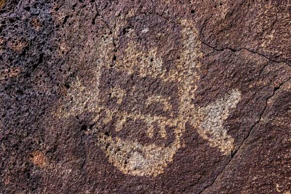 Dans l antiquité, les pétroglyphes et le nouveau - Mexique ont été peints sur des pierres