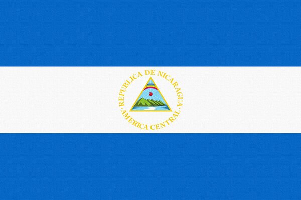 Desktop wallpaper flag of Nicaragua.