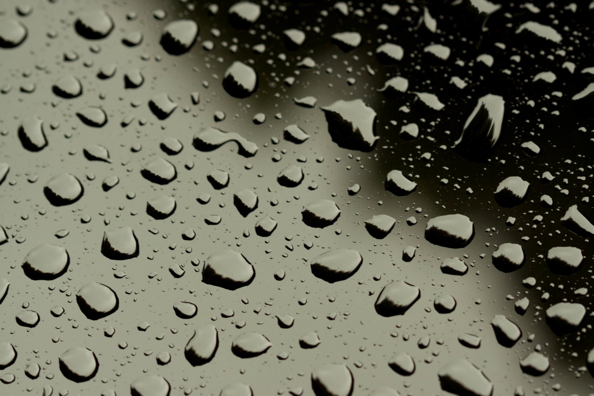 macro gotas vidrio