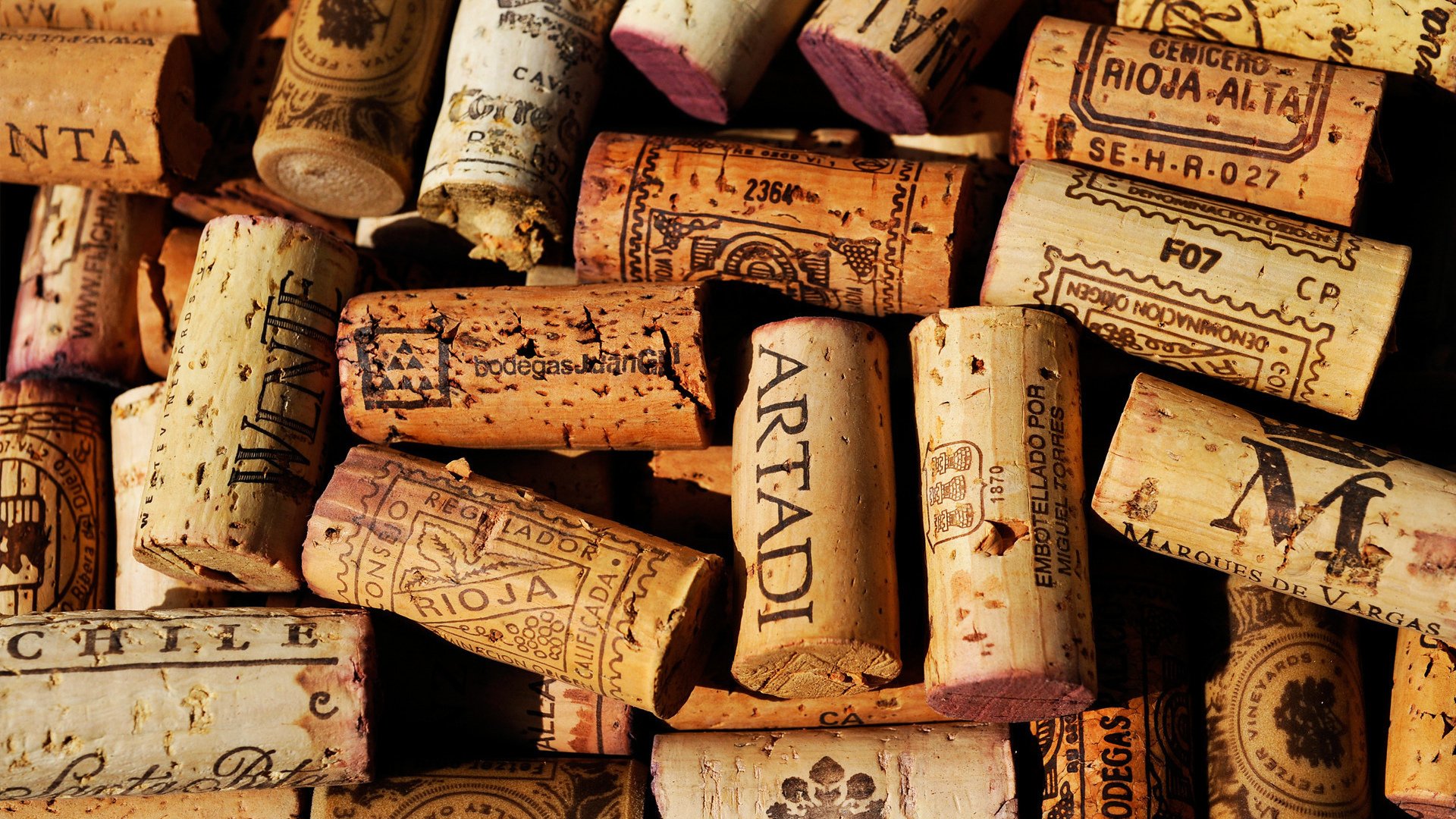 cork cork from bottles colored pattern