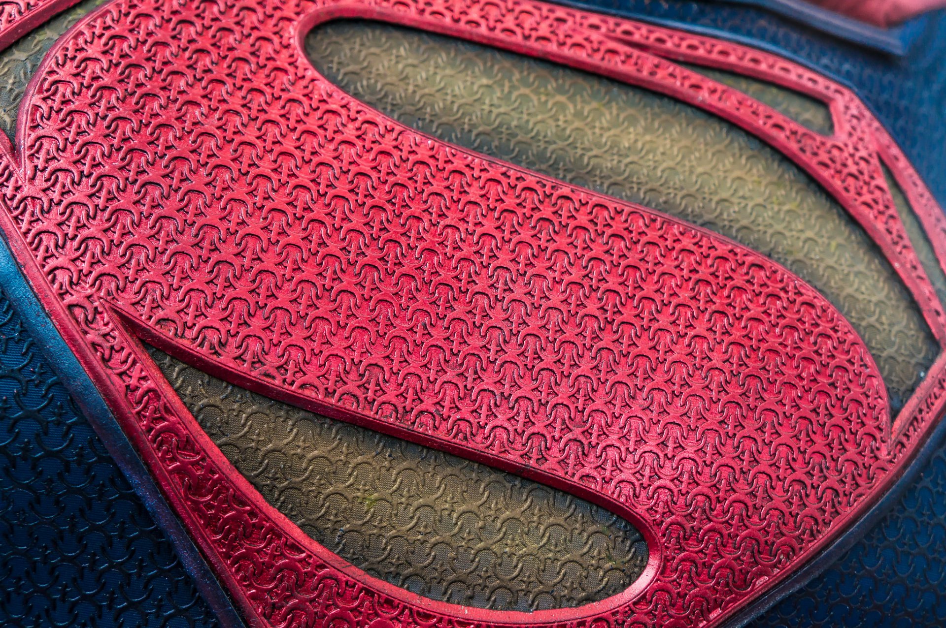 farbe emblem superman hintergrund