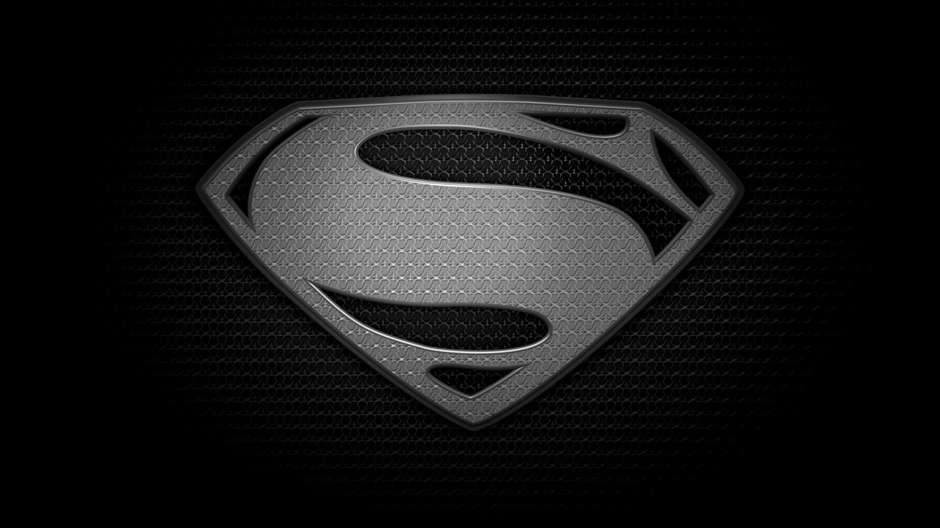 uomo d acciaio logo s superman nero