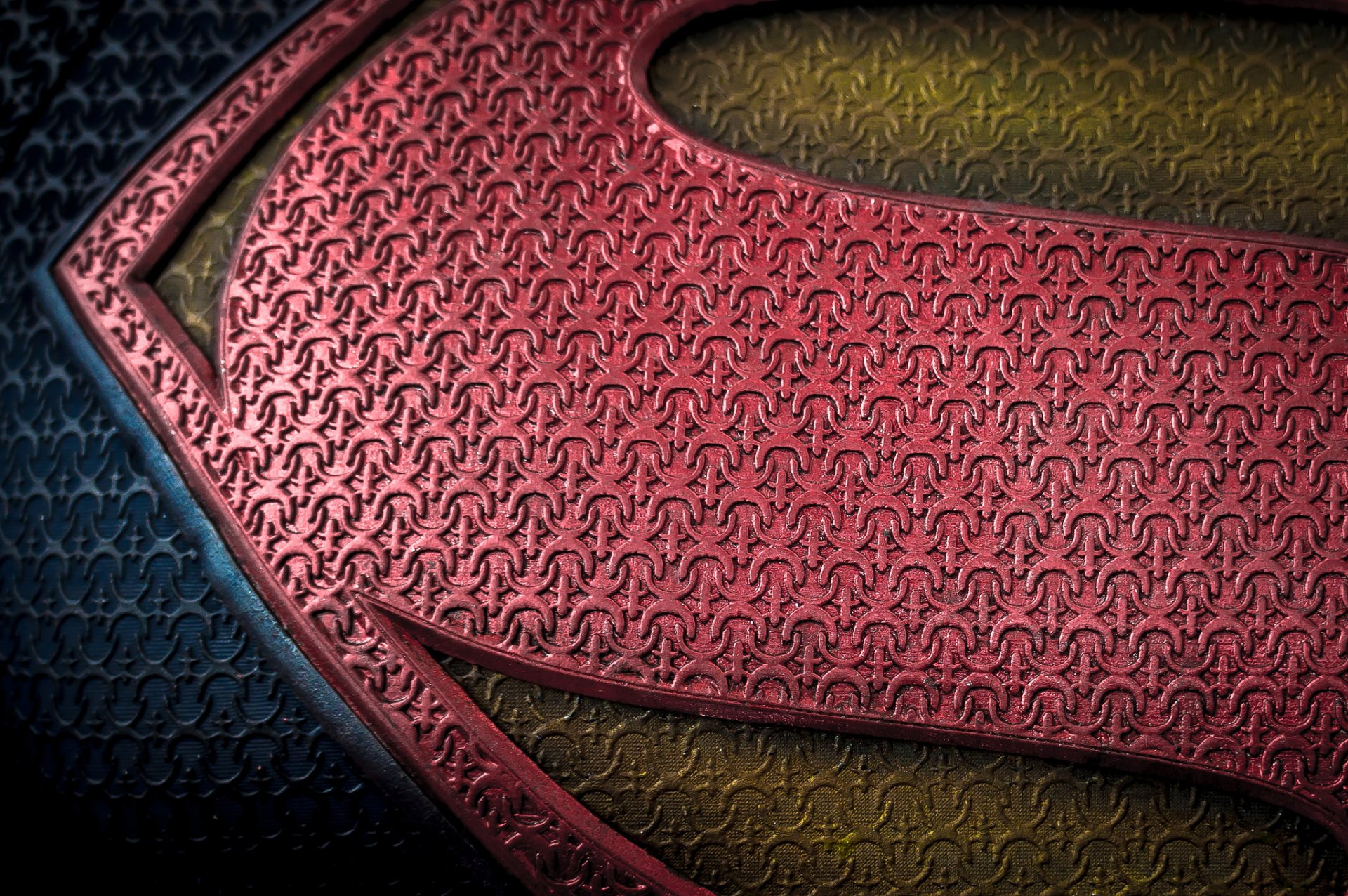 couleur emblème symbole superman fond