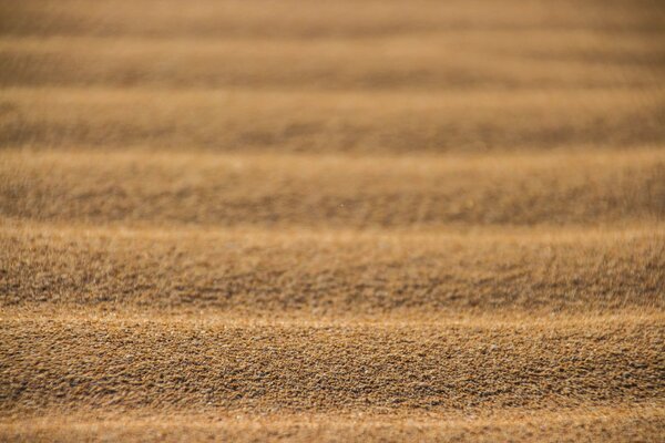 Texture de sable avec de petites vagues