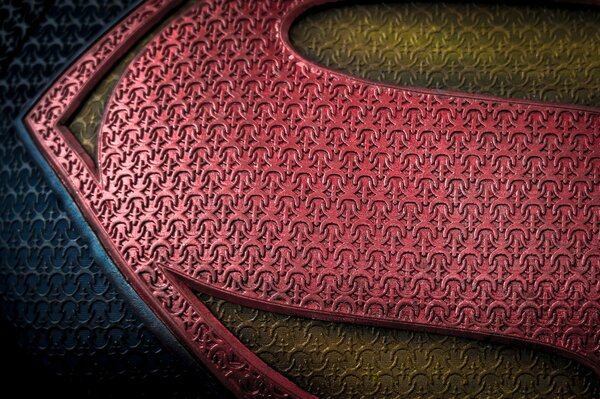 Textured background with Superman logo