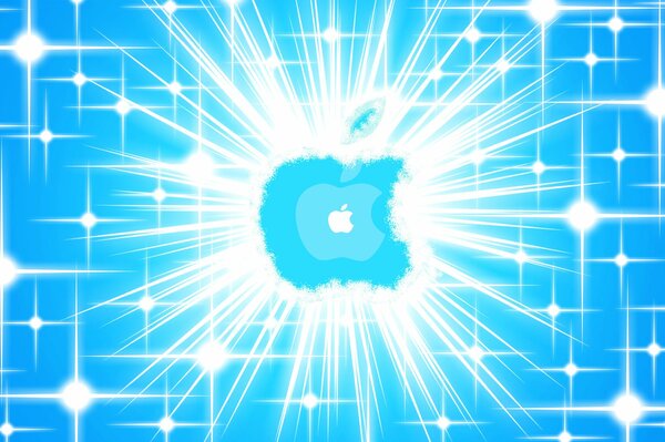 Image avec logitip Apple et les rayons