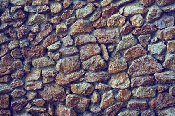 Mur de pierre texturé-pavé