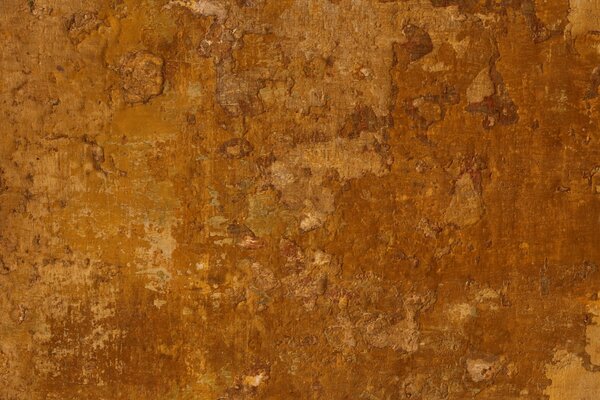 Old worn coffee-colored wallpaper